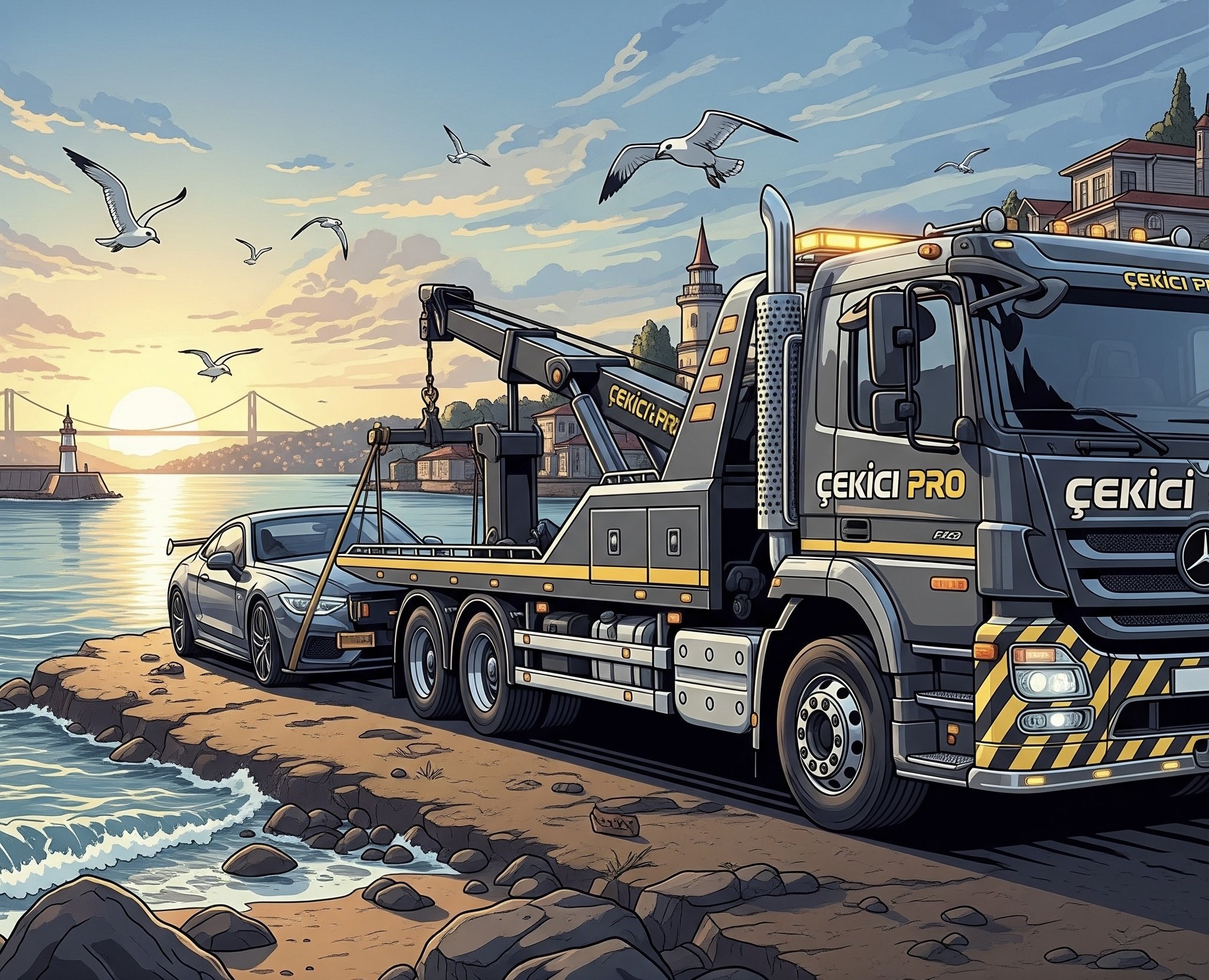 🚧 Sarıyer Oto Kurtarıcı: Yolda Kalmak Artık Sorun Değil! 🛠️